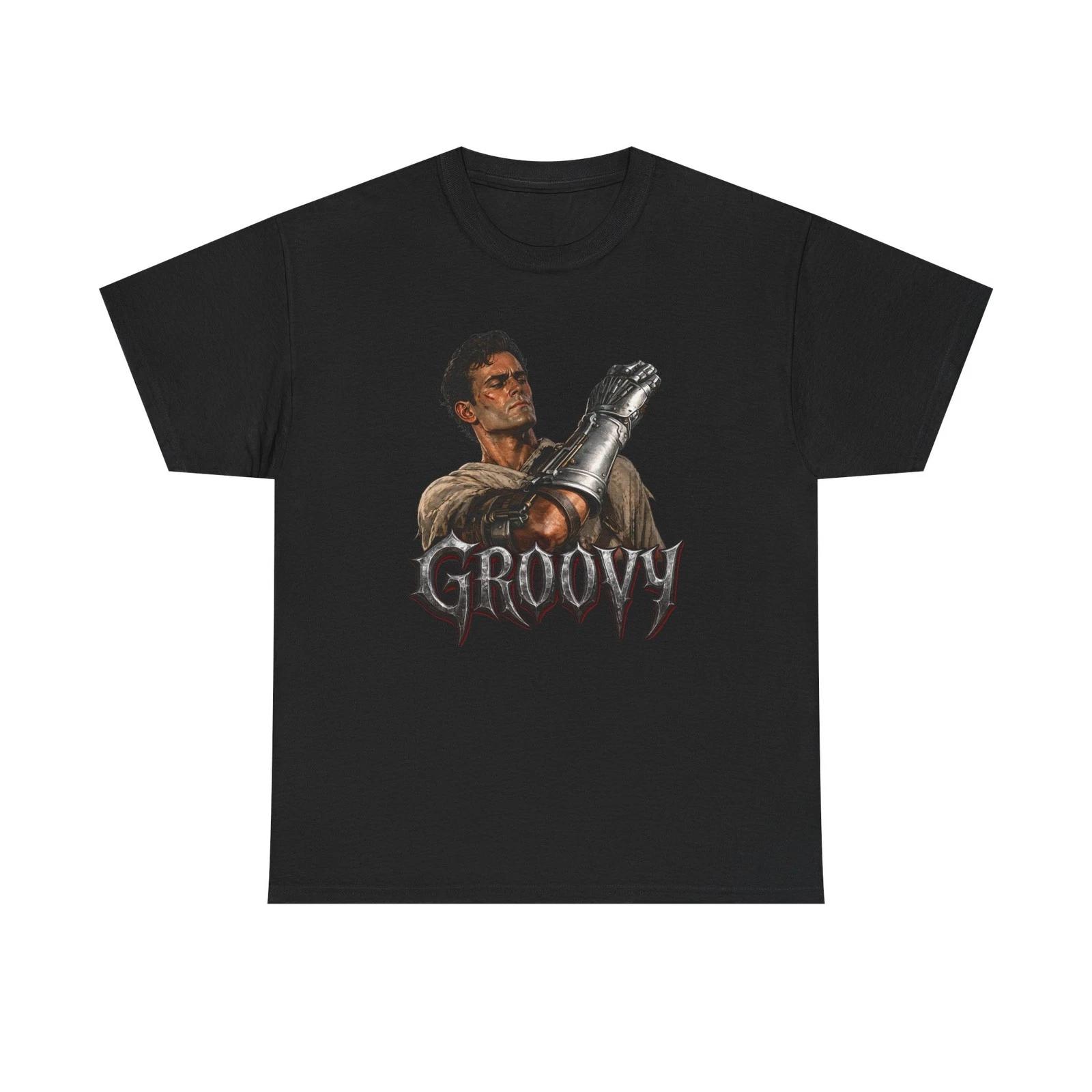 Groovy Army of Darkness illustration tee | Groovy Graphic Shirt XXL