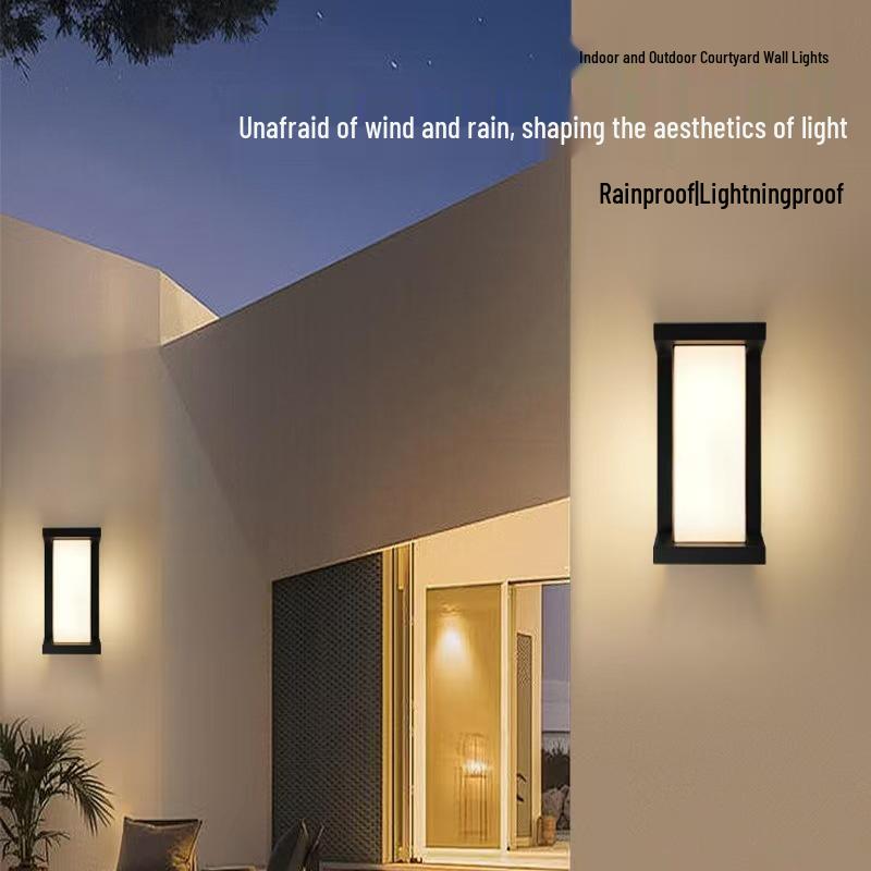 Wasserdichte LED-Wandleuchte für Villa, Garten, Hotel, Balkon, Flur und Zaun - Innen-/Außenbereich