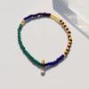 BONBEAU Awesome color line glass beads Bracelet Color mix glass beads banding bracelet