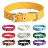 Soft Adjustable PU Leather Dog Collar For Small Medium Large Dogs And Cats Colorful Cute Puppy Kitten Necklace Strap Pet