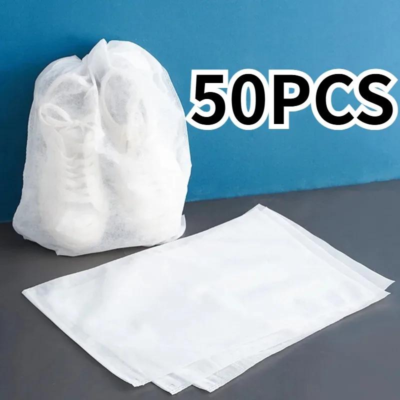 5/10/20/50PCS Shoe Storage Bag Travel Storage Shoe Bag Portable Home Drawstring Clothing Classification Packaging