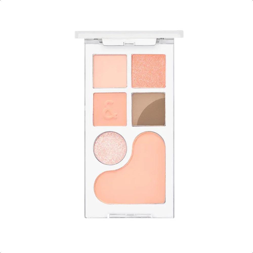 Rom&nd ROMAND Палитра теней и румян Bare Layer 14 г K-Beauty 01 Apricot Mood абрикосовый