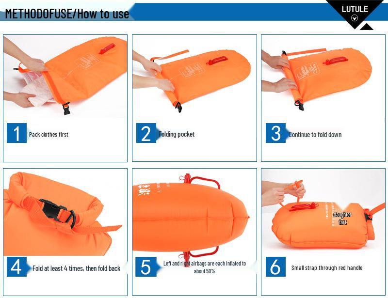 Langzi 35L L901 Swimming Float & Anti-Drowning Gear Bag for Water Sports