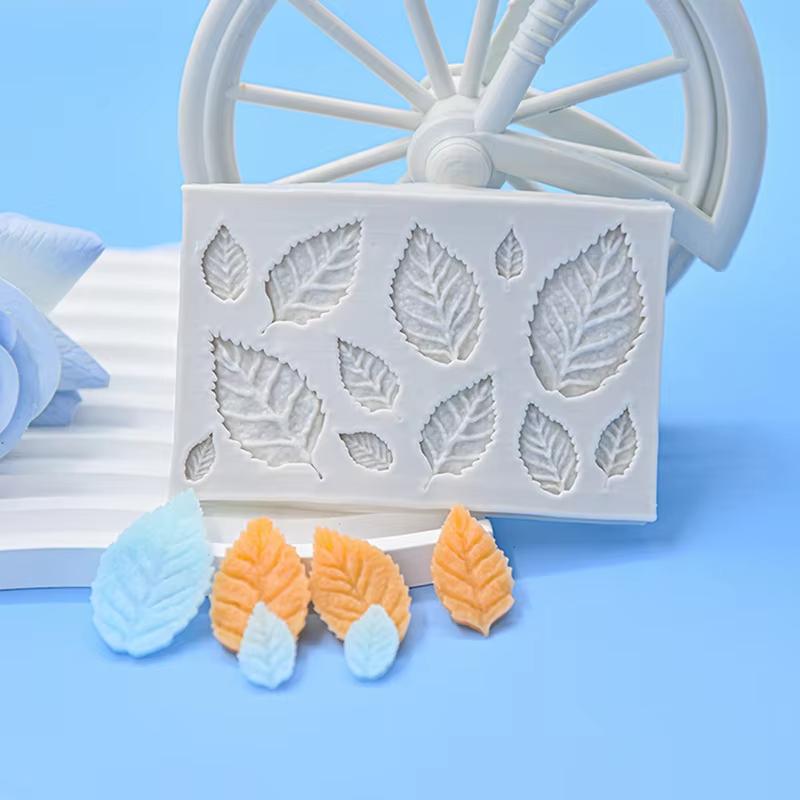 DIY Leaf Maple Leaf Silicone Mould Leaf Collection Flipping Silicone Mold Cake Decoration Moulds Resin Clay Accessories