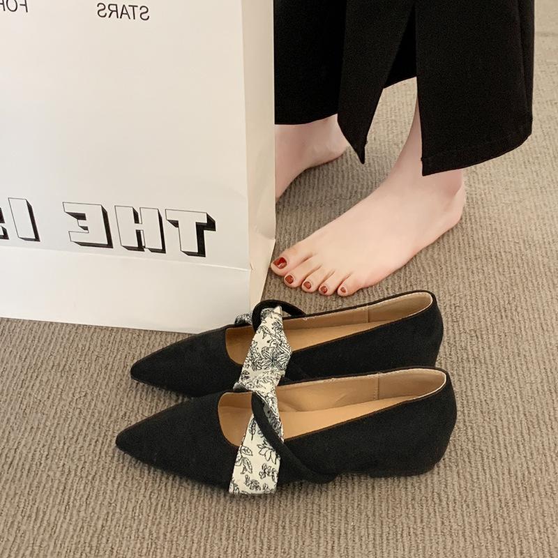 

Универсальные год новый ретро внутренняя высота увеличение французские туфли Мэри Джейн 2025 нежный сказочный ветер одна педаль обувь для通勤 40 чёрный