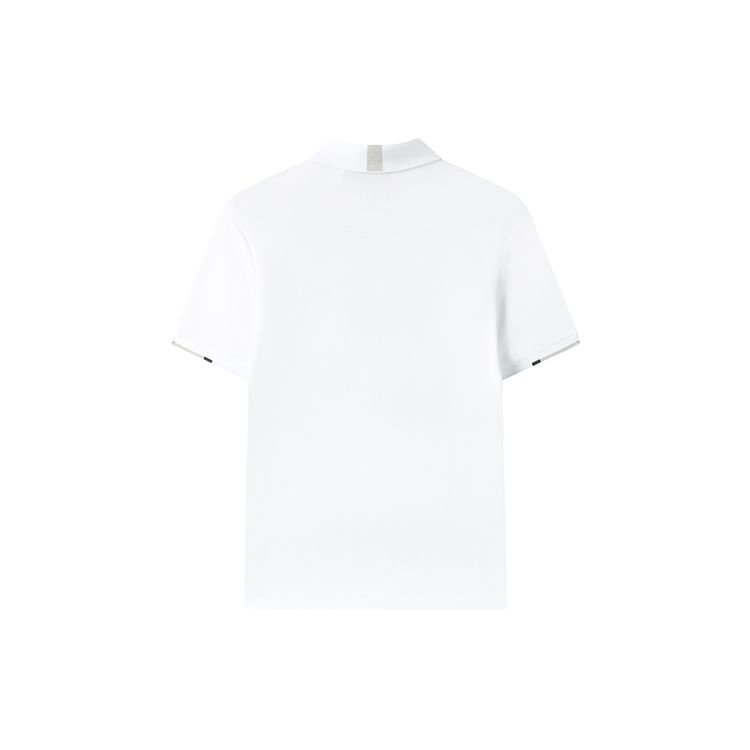 Fila Heritage Breathable Embroidered Polo Shirt Men Tops Standard-White F11M328117FWT