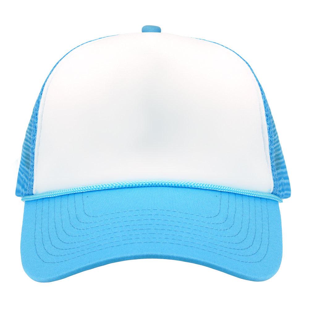 Christmas Sponge Mesh Cap: 6 Pattern Hot Stamped Logo Baseball Trucker with String Sun Visor