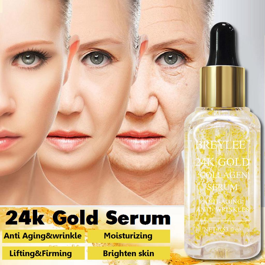 24k gold collagen serum