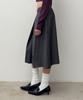 Daiaegeuneol Low Rise Midi Skirt (Grey)