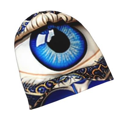 The Protection Against the Bad Eye Adult Knit Beanie with Style Fits Effortlessly Into Seasonal Wardrobes and Pairs Well with Jackets or Casual Looks