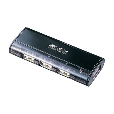 Sanwa Supply USB Rozbočovač Čierny 2.0 USB-HUB226GBKN