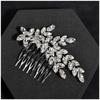 Glittering Hair Combs Clips Hair Fork Luxurious Messy Bun Maker with Glass Diamond for Banquet Wedding Gown Hair Clips