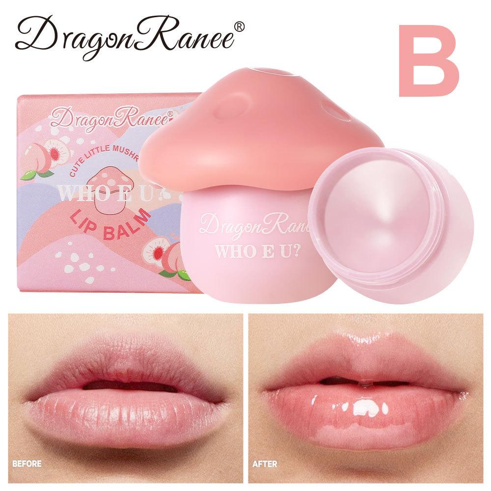 

Питательный грибной бальзам для губ для женщин Питательный розовый бальзам для губ Желе для губ Грибной Милый Цветной Фруктовый Бальзам для губ B