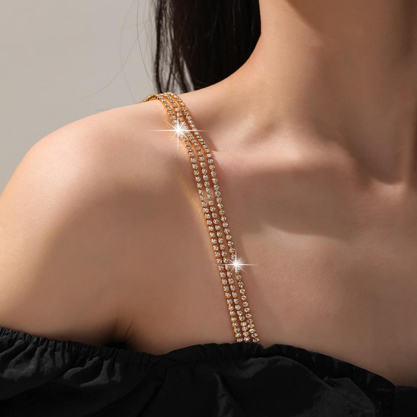 Adjustable Rhinestone Thin Bra Strap Butterfly Heart Crown Pendant Replacement Shoulder Strap Women Wedding Party Dress Accessory