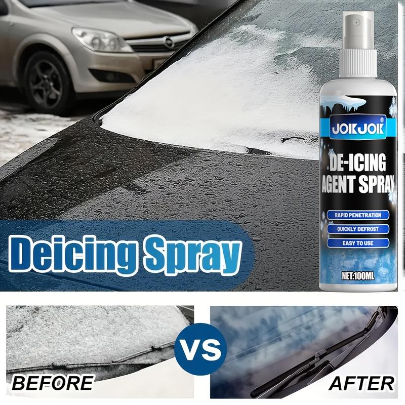 Multifunctional Snow Ice Remover Spray, Quick Thawing & Long-Lasting Protection, Ideal for Car Windshield, Windows,Doors,Mirrors