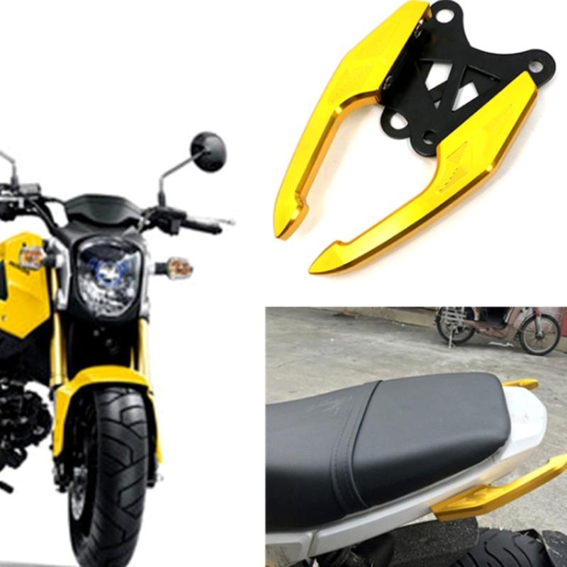 Motorcycle Aluminum-alloy Rear Grab Bars Rear Seat Pillion Passenger Grab Rear Tail Handle Bar Durable Suitable for MSX