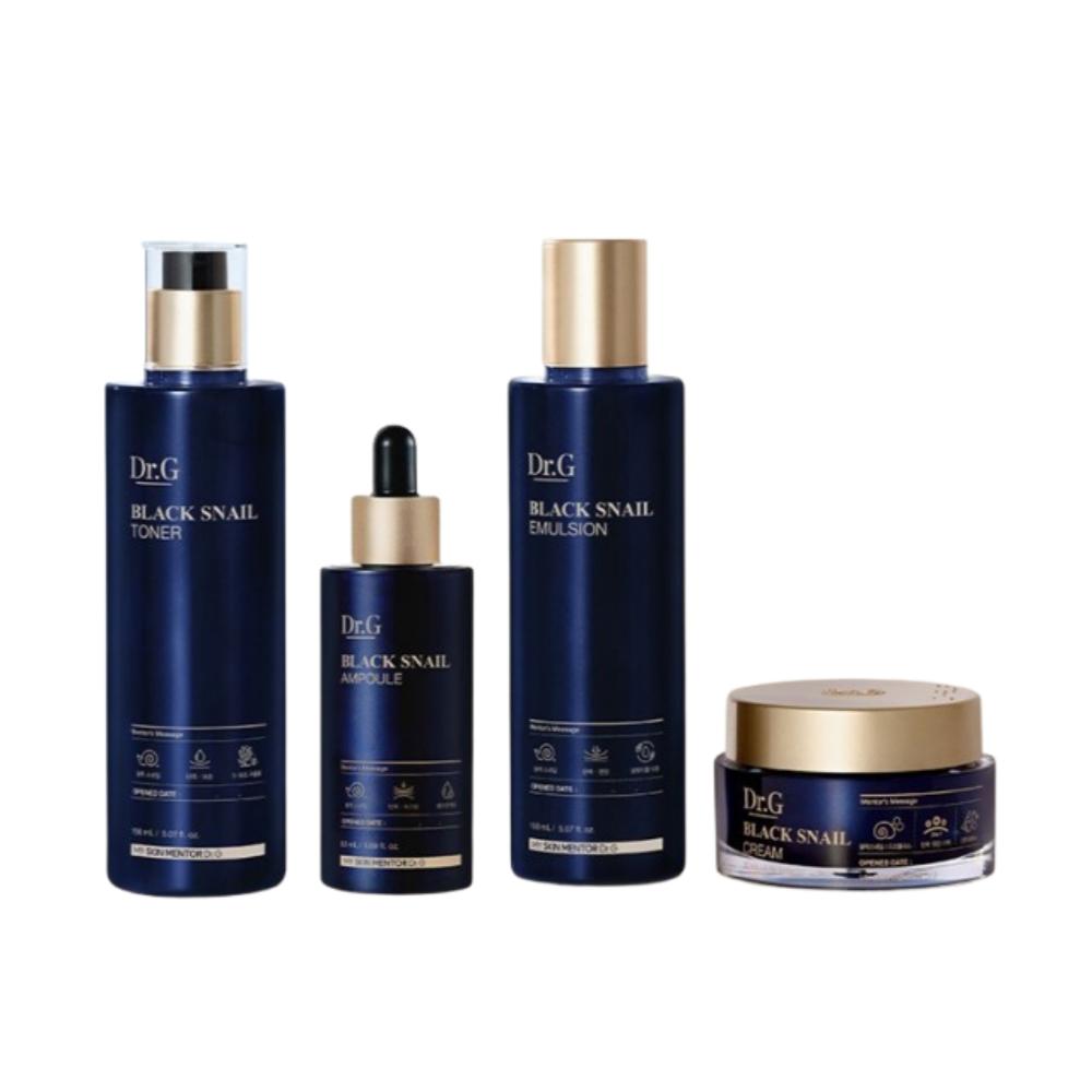 Dr.G Black Snail Prestige Set Toner 150ml + Emulsja 150ml + Ampułka 50ml + Krem 50ml