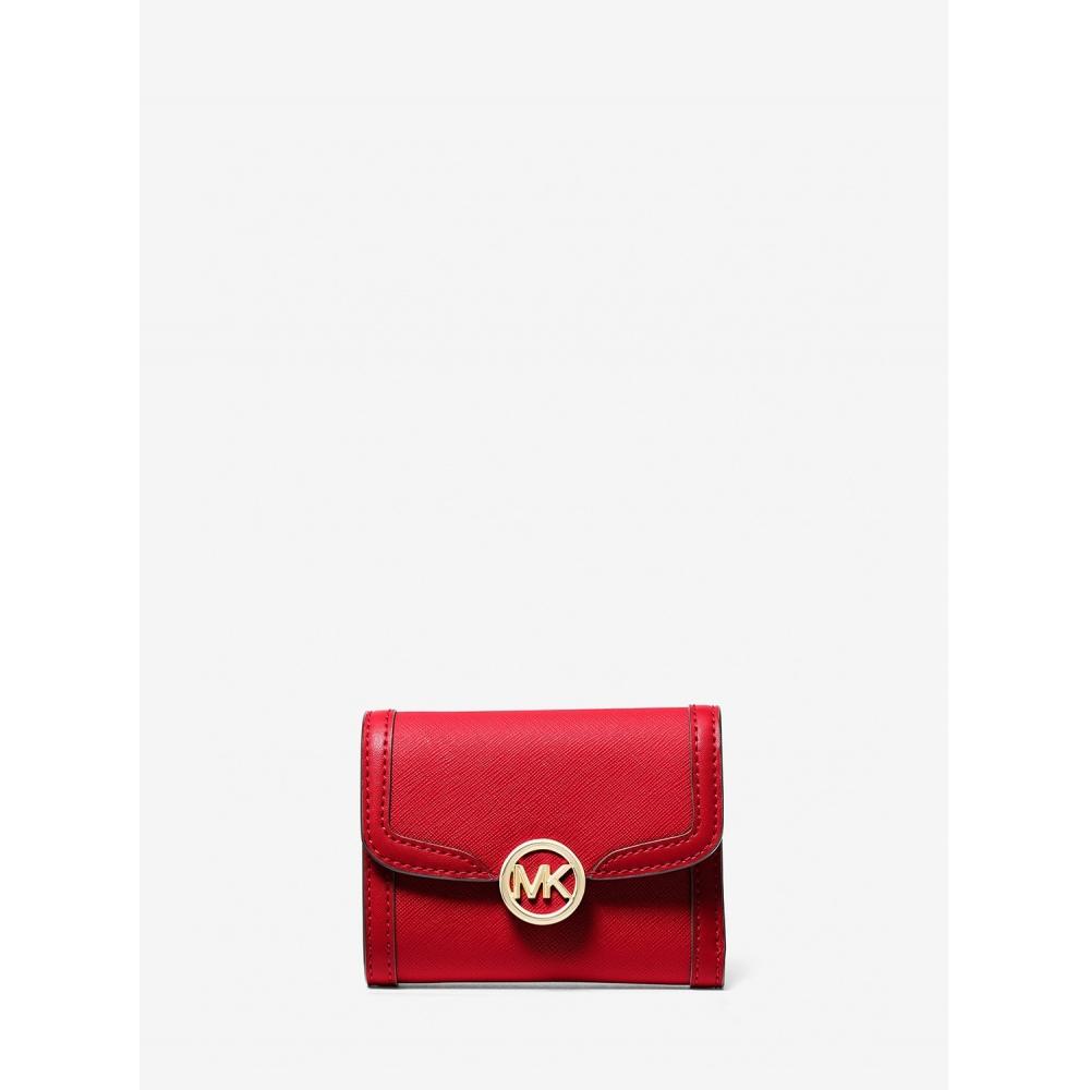 

Michael Kors Leida Billfold Wallet Medium 35s4g9gf2l2610 Bright Red F