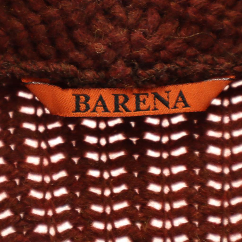 BARENA Made In Italy Wool Blend Shawl Collar Knit Jacket XS Double Button Women Used