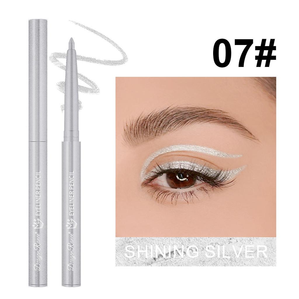 Matte Brighten Lying Silkworm Eyeliner Gel Pen Waterproof Quick Drying Pink Brown Ultra Fine Eye Shadow Pen Not-Smudge Makeup