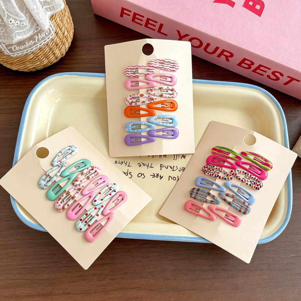 Children's Hair Clips Small Water Drop BB Clip Hairpin Barrettes Bangs Side Clip Kids Headwear Baby Girl Hair Accessories
