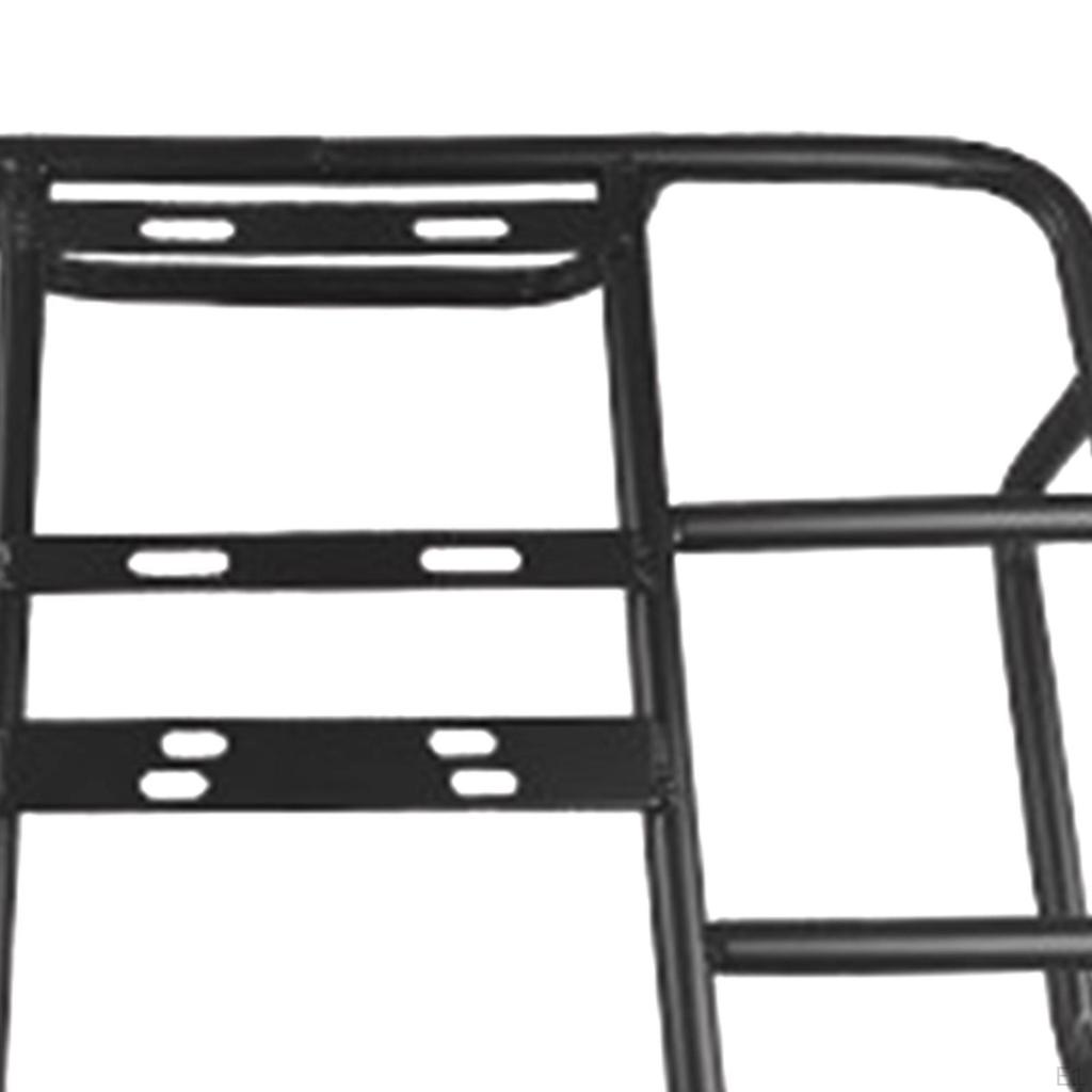 Cargo Rack Fixed Shelf Sturdy Tool Widened Metal Multi-scenario Rear Grille Stand for Bicycle