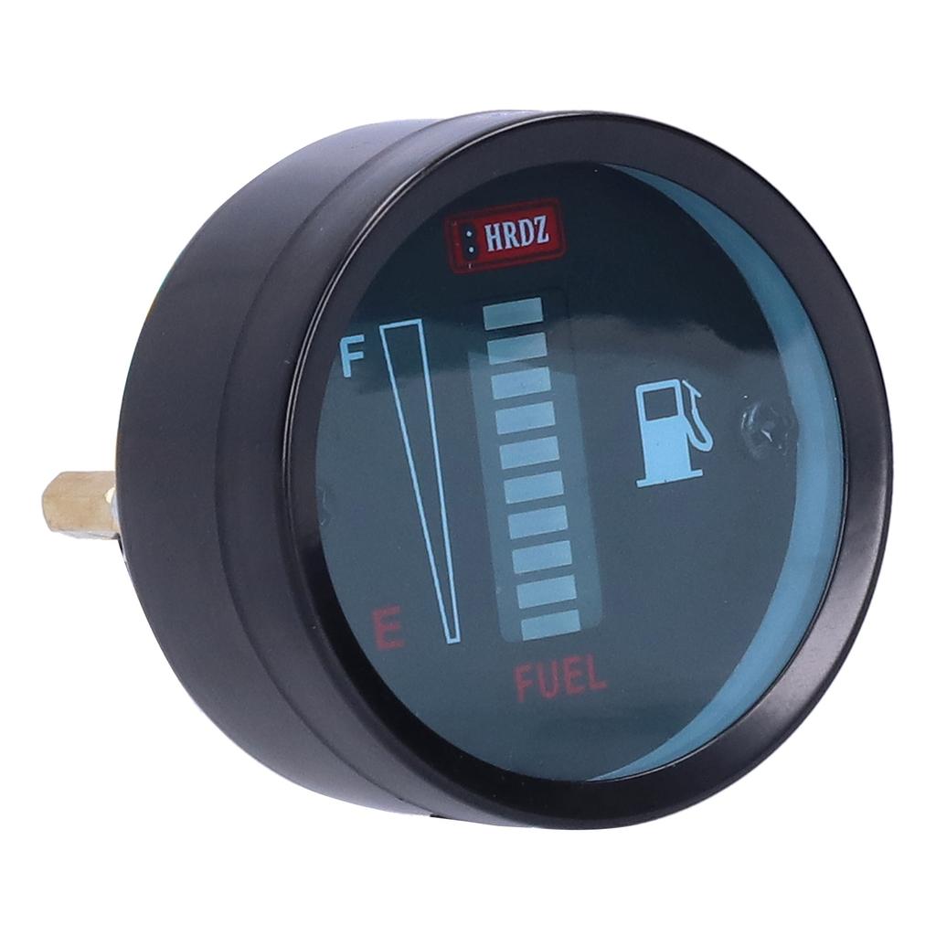 LED-Kraftstoffmessanzeige, 52 mm Durchmesser, 12 V, einstellbarer Widerstand für Auto und Motorrad