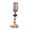 European Style Candle Holder Sturdy Candelabra for Parties Table Centerpiece European Styles Hollow Vintage Candle Holder