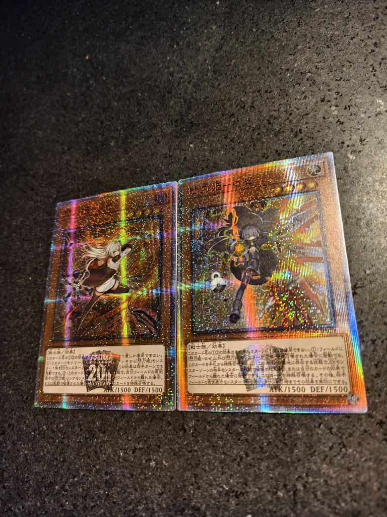 2pcs/set Diy Yu-gi-oh! Sky Striker Ace Self Control Collect Signature Trading Flash Card Anime Cartoon Gift