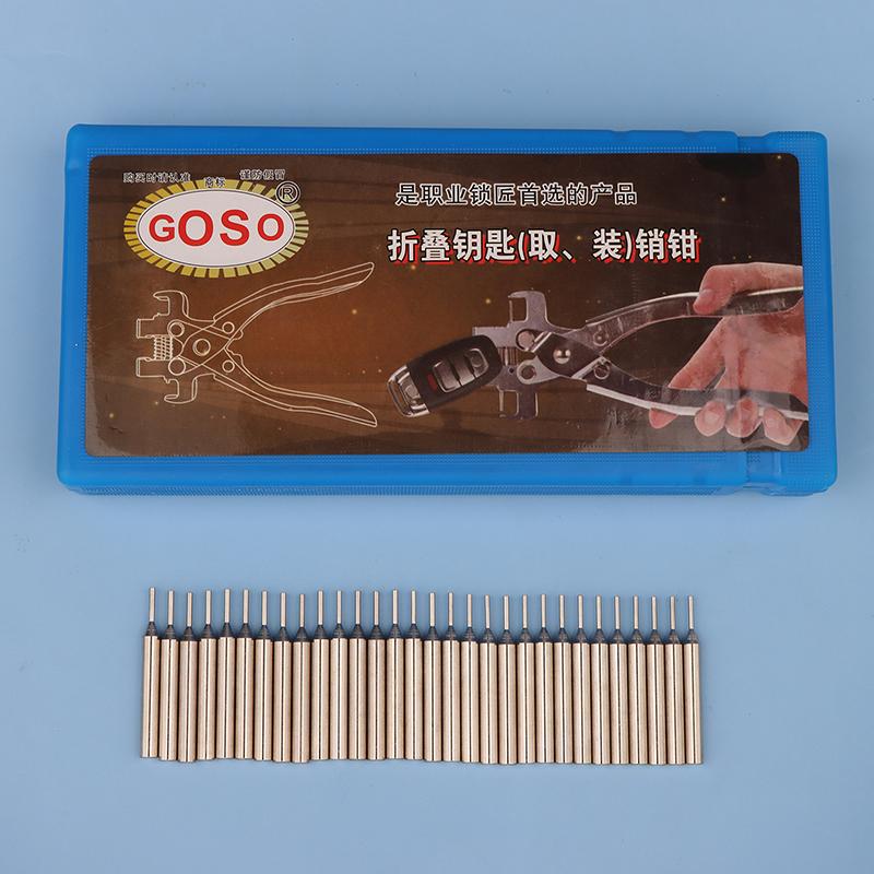 Car Key Disassembly Pliers – Remote Key Folding Tool For Installing Flip Key Blades & Removing Pins – Locksmith Repair Kit