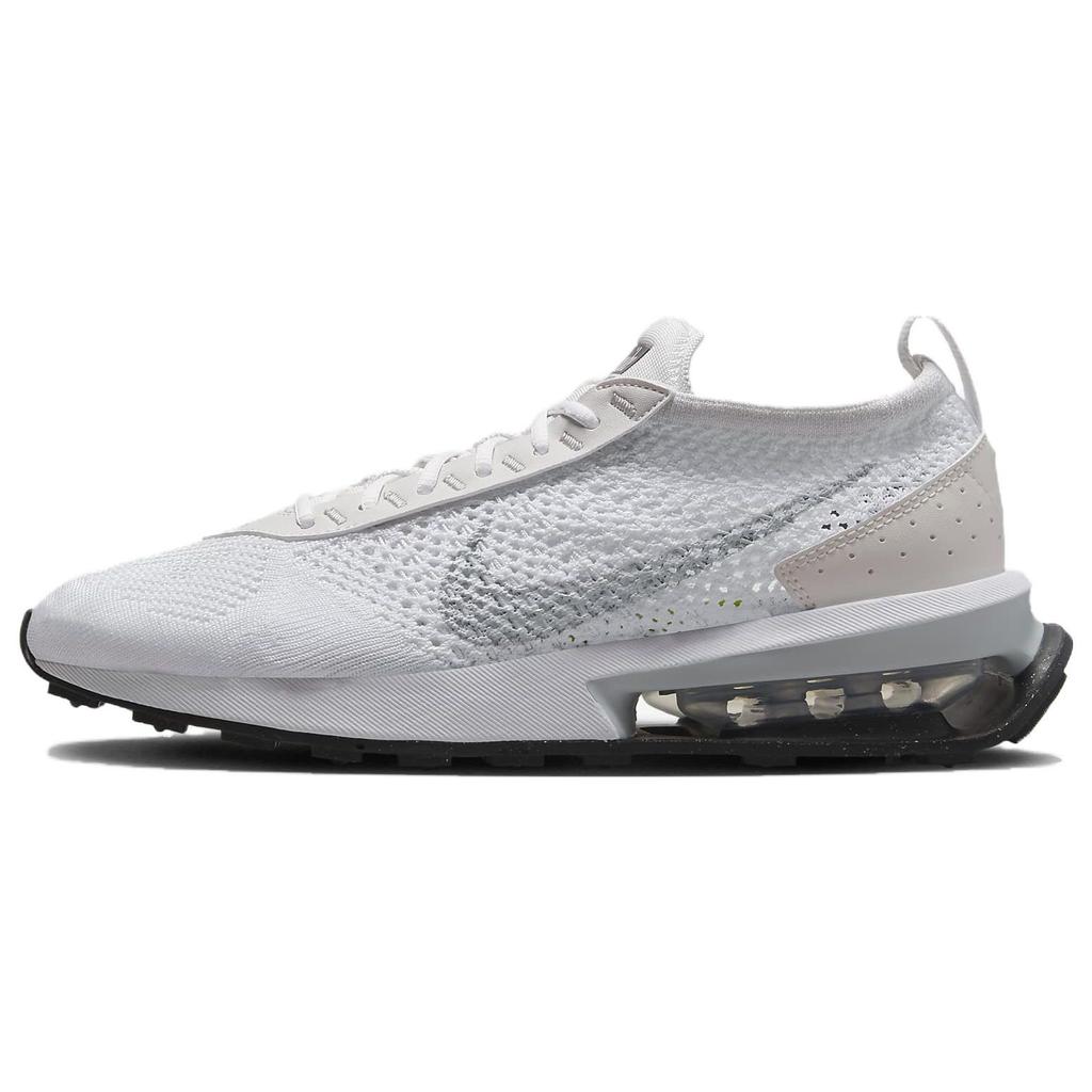 Nike Air Max Flyknit Racer Pure Platinum Women Sneakers White Platinum-Tint Black DM9073-100