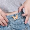 Butterfly Jeans Button Adjustable Clips For Pants Skirt Waist Tightener Buckle Button Adjuster Pants Pin Retractable Button