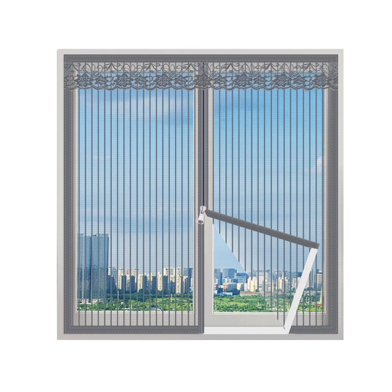 Mosquito Net Screen: Anti-Cat, No Drill, Easy Install, Velcro Attachment, Bedroom Model.