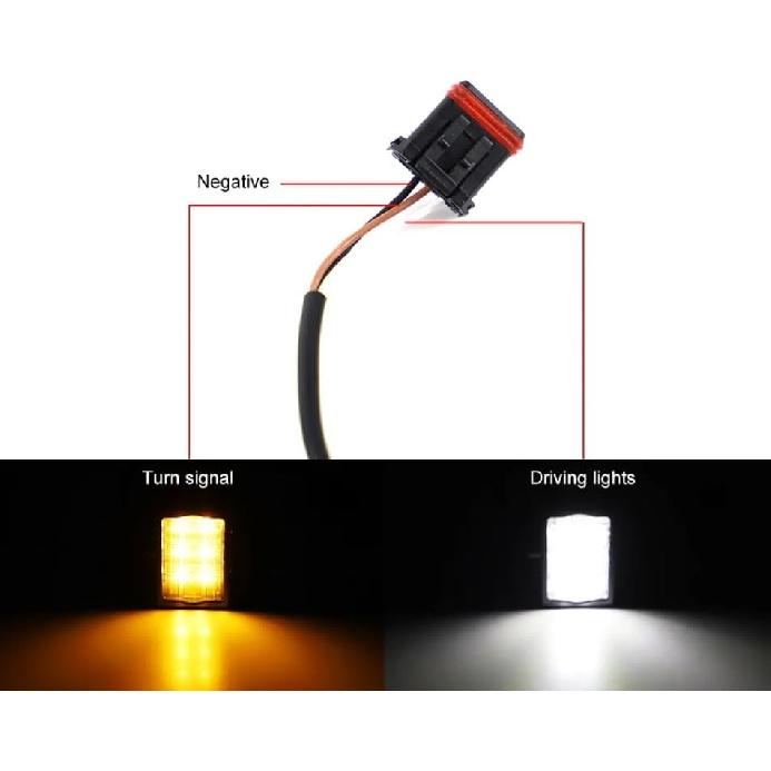Accessories Front Turn Signal Fit For Halrey Softail Low Rider ST FXLRST 117 2022-2025,for Softail Low Rider El Diablo FXRST 2022 foglight Amber turn