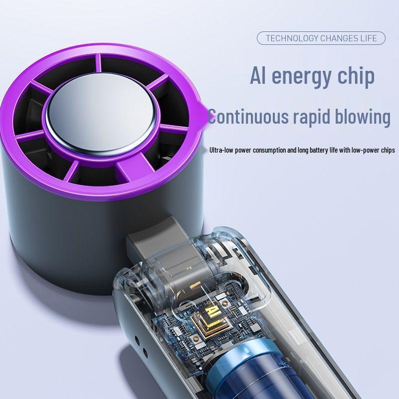 Portable Silent Handheld Fan with Semiconductor Cooling