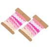 2pcs Color Ribbon Rick Rack Trim 8mm Width Curved Belt Webbing Bias Tape Wavy Lace Trim  For Sewing