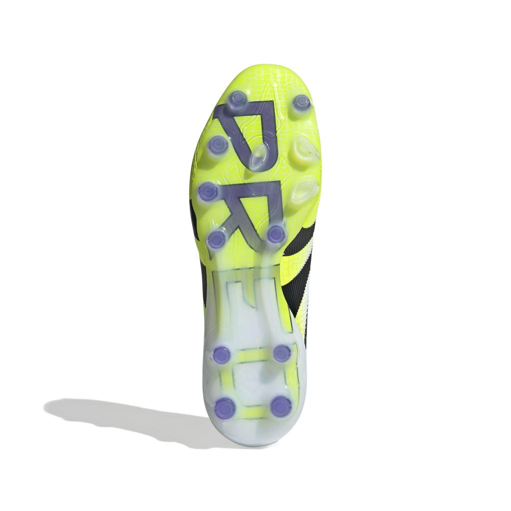 Adidas Predator Pro Soccer Cleats Japan Unisex Adult OPK57 Footwear Lemon Size (HG/AG) White/Core Black/Lucid (JR4516) 26.5cm