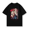 Jujutsu Kaisen anime handsome pattern printing summer men's 100% cotton T-shirt casual breathable trend street men's clothing