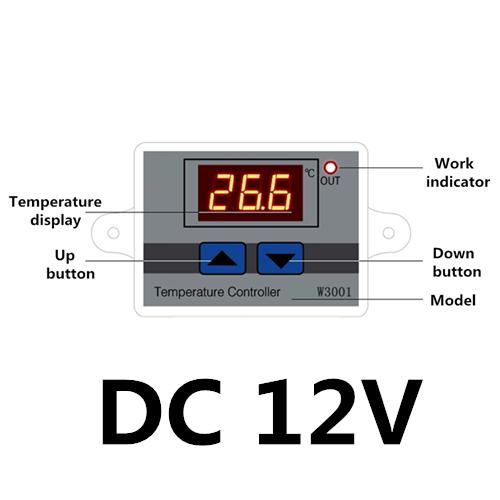 LIZAO XH-W1111 Digitaler LED-Temperaturregler 11A 11V/11V/111V/111V Thermostat mit NTC-Sensor für Heiz-/Kühlsteuerung