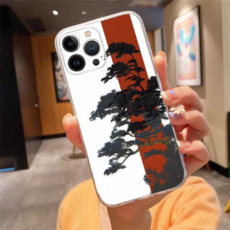 Phone Case For iphone 17 Air 17 16 Pro Max 15 14 13 Pro Max 15 16 Pro 15Plus Japanese samurai