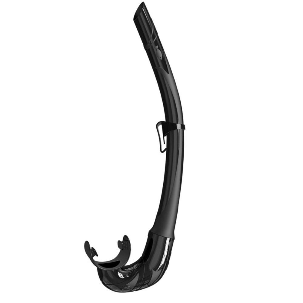 Soft Silicone Swimming Snorkel Anti-Drop Snorkeling Snorkel Soft Diving Snorkel Swim Training