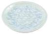 Kyo-yaki Kiyomizu-yaki Touan Kiln Individual Serving Plate, Flower Crystal (White) Kta369-02