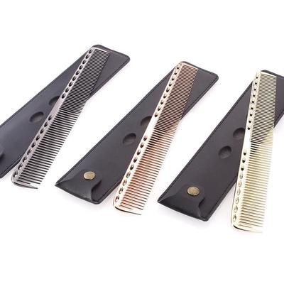 Нержавеющая сталь Серебро Металл Парикмахерская Расческа Профессиональный парикмахерский салон Расчески Распутывание Волосы Инструменты для стрижки для мужчин и женщин