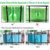 Dog Bowl, Removable Stainless Steel Hanging Pet Kennel Cage Bowl Food & Water Feeder Coop Cup for Puppy, Cat, Rabbit