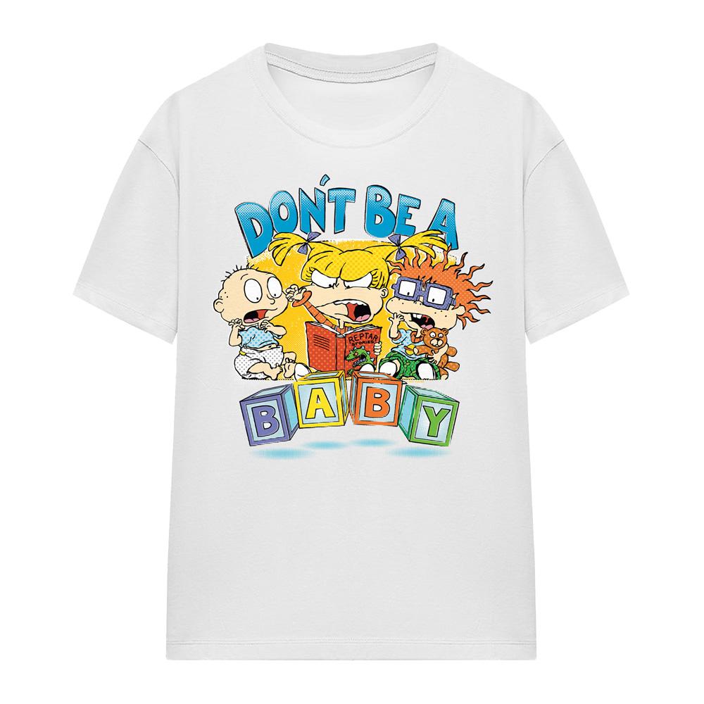 Rugrats Unisex Adult Don´t Be A Baby Blocks T-Shirt