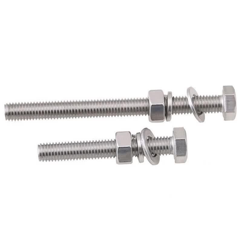 TBF Hex Head Bolt & Nut Set with Washer