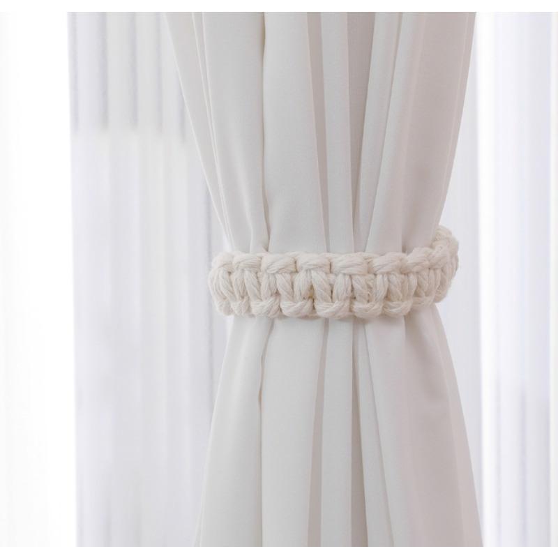 2pcs Curtain Tiebacks - Weaving Curtain Tie-Up Cords for Bedroom, Living Room Decor, Relocation Gift, Home Accessories
