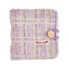 Fabric Small Fragrant Wind Mini One Palace Grid Card Booklet, Polaroid Love Bean Chasing Stars 3-inch Portable Photo Storage Brochure