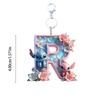stitch acrylic cute keychain cartoon flat 2D stilt English letters ornament doll cartoon birthday gift halloween