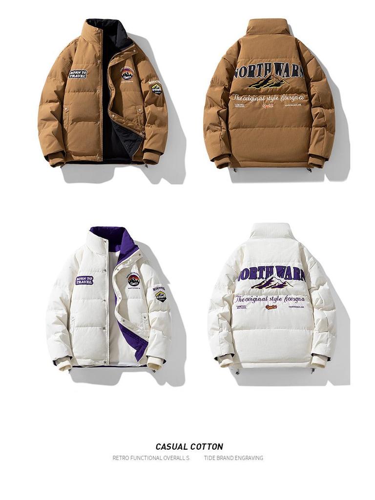 2025 Winter MLB & NY Collab High-Quality Men's American Streetwear Down Jacket